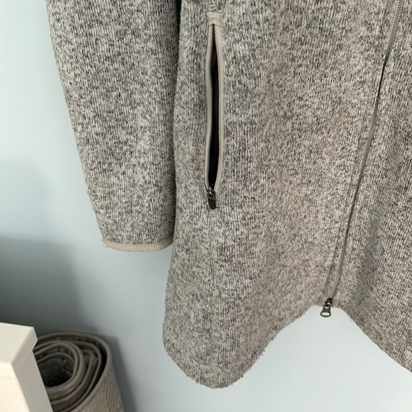 Gray sweater coat - Picture 3 of 5